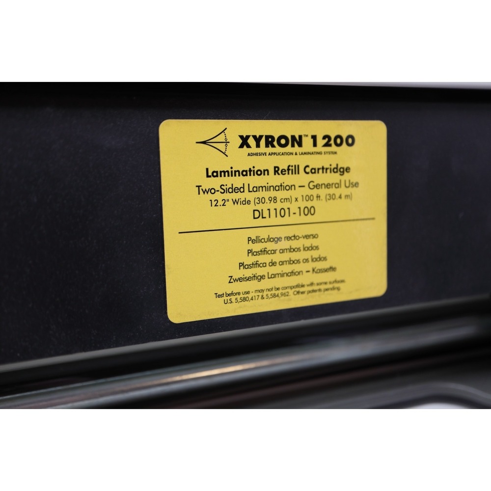 Xyron 1200 Hand Crank Cold Laminator Machine | 4 Refill Cartridges | WORKS GREAT - Picture 9 of 16